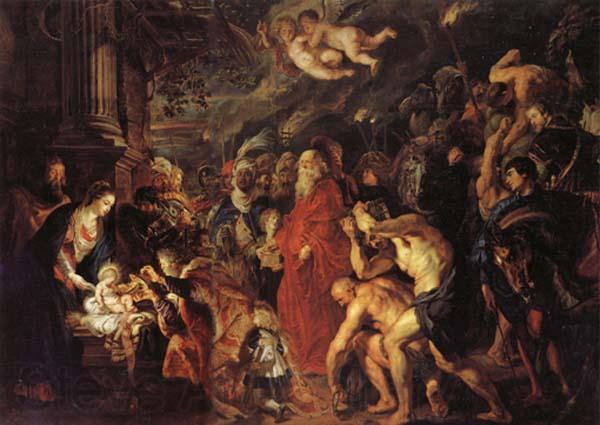 Peter Paul Rubens The Adoration of the Magi 1608 and 1628-1629 Germany oil painting art